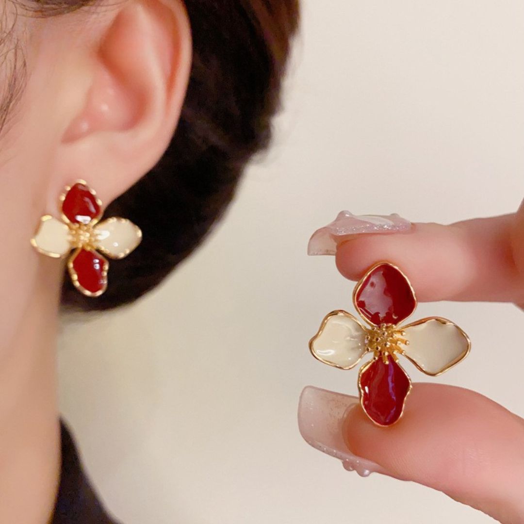 Hibiscus Earrings