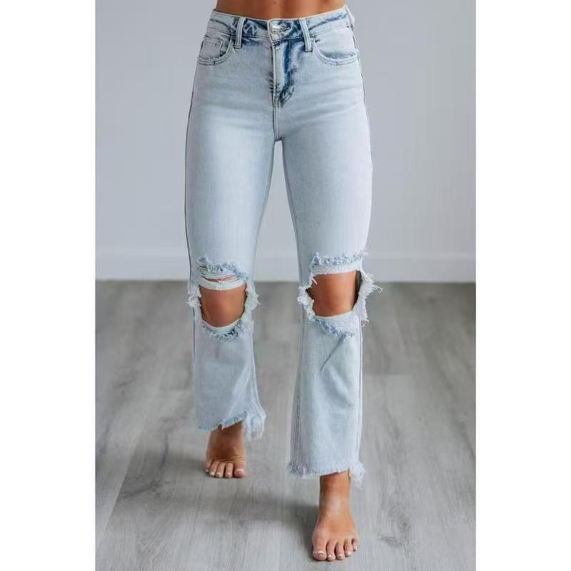 TALA™ – Casual Washed Slim-Fit Ripped Jeans