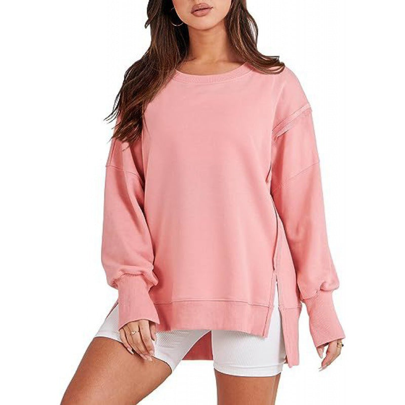 DAMIT™ - Casual Oversized Long Sleeve Crewneck Sweatshirt