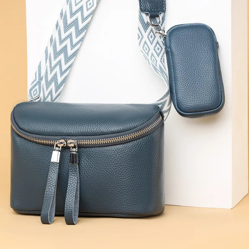 Nina | Sleek Leather Shoulder Bag