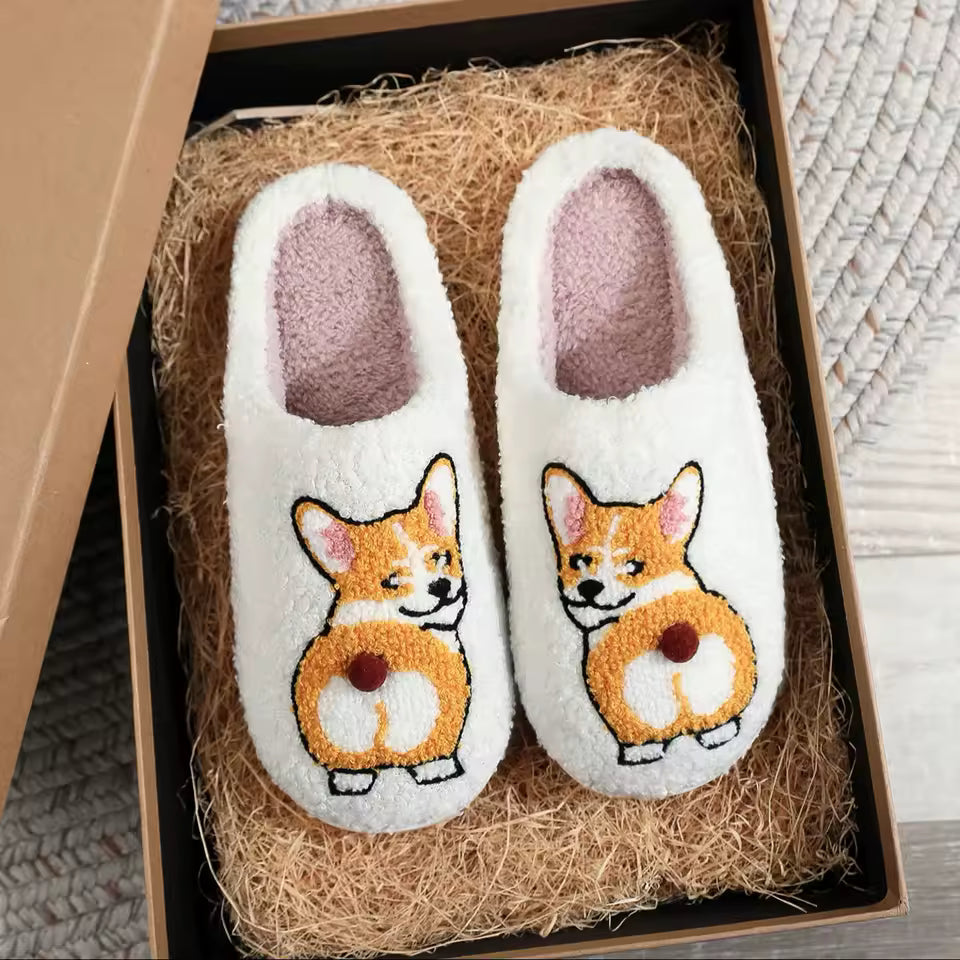 Fluffy Animal Slippers