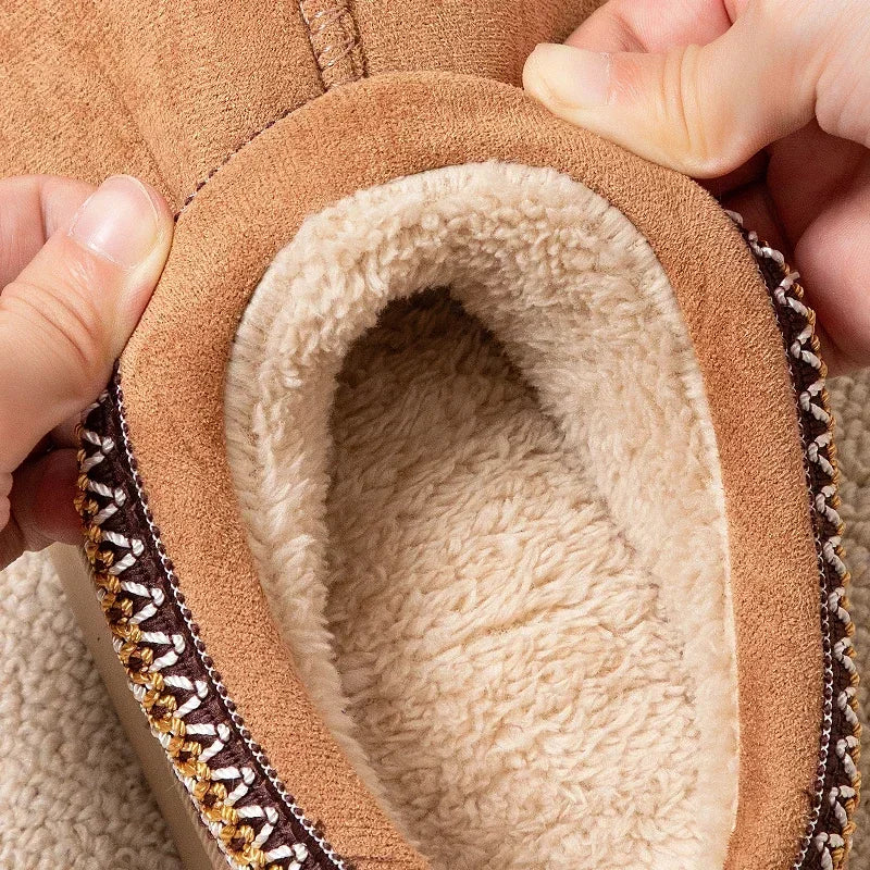 Warm-lined Slippers