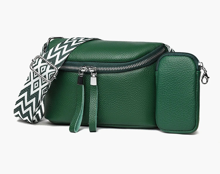 Nina | Sleek Leather Shoulder Bag