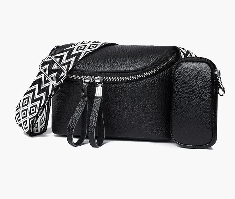 Nina | Sleek Leather Shoulder Bag