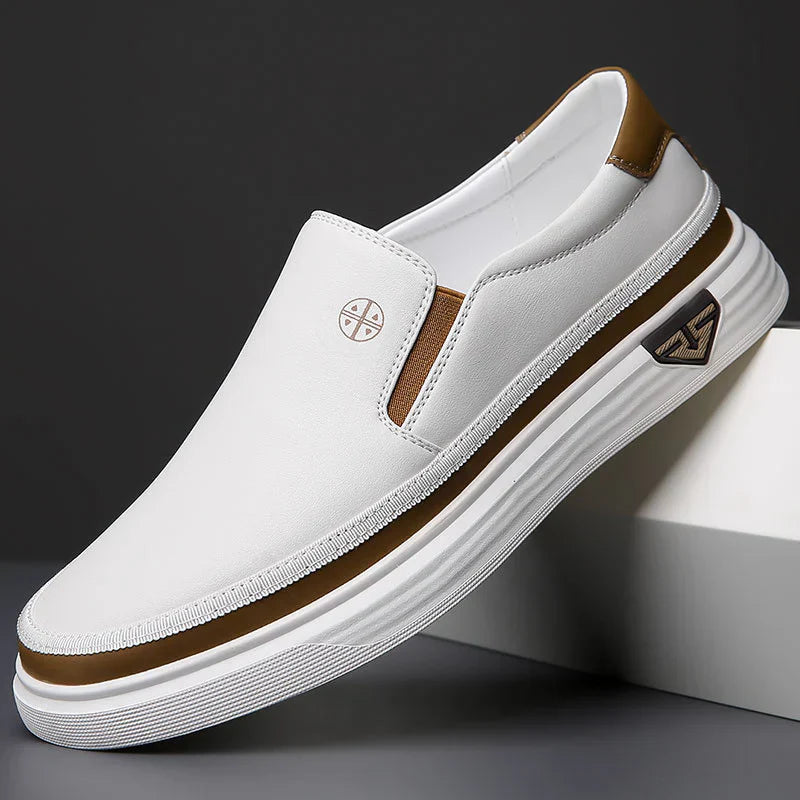 Solvaro Leather Slip-Ons