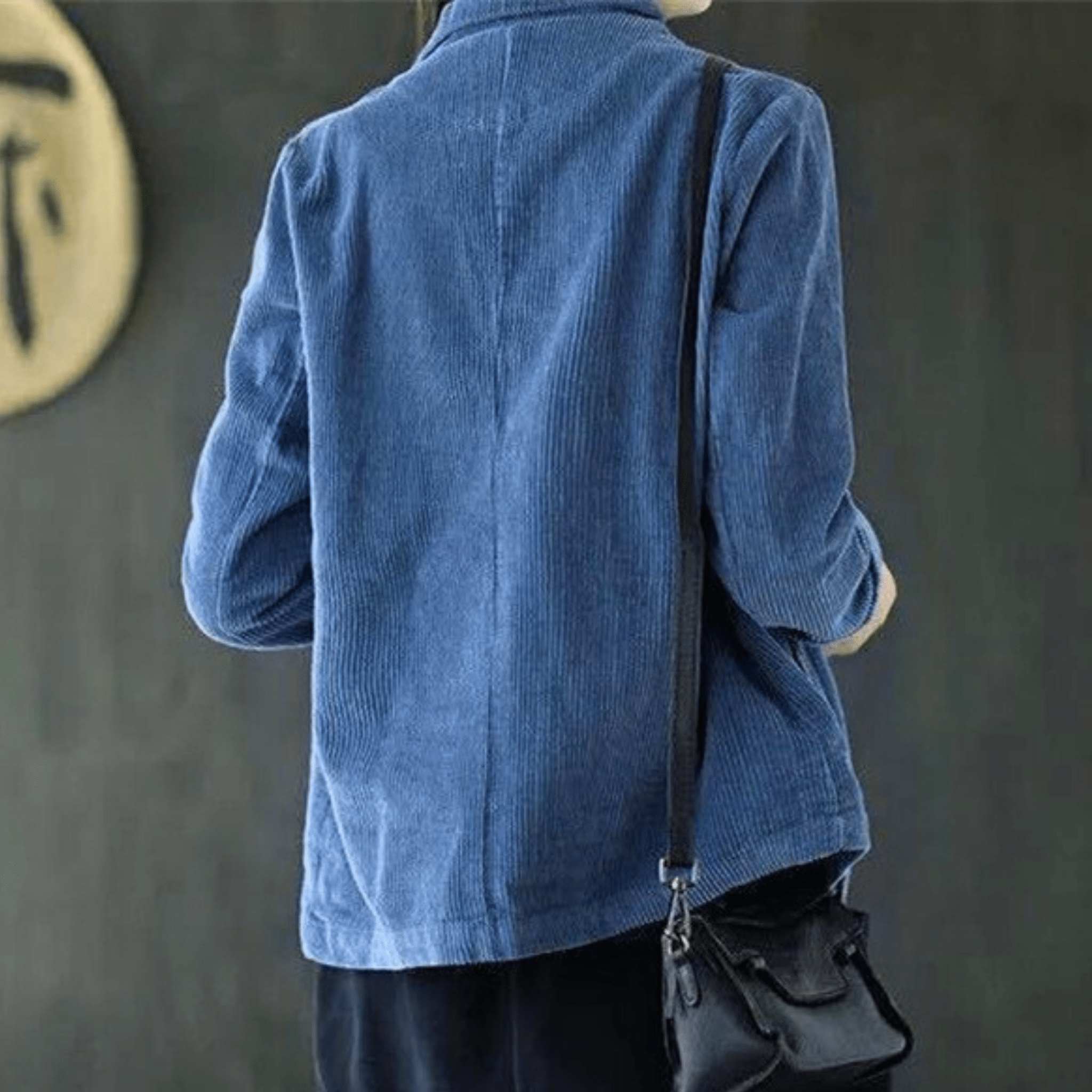 VivaBelle Corduroy Blazer