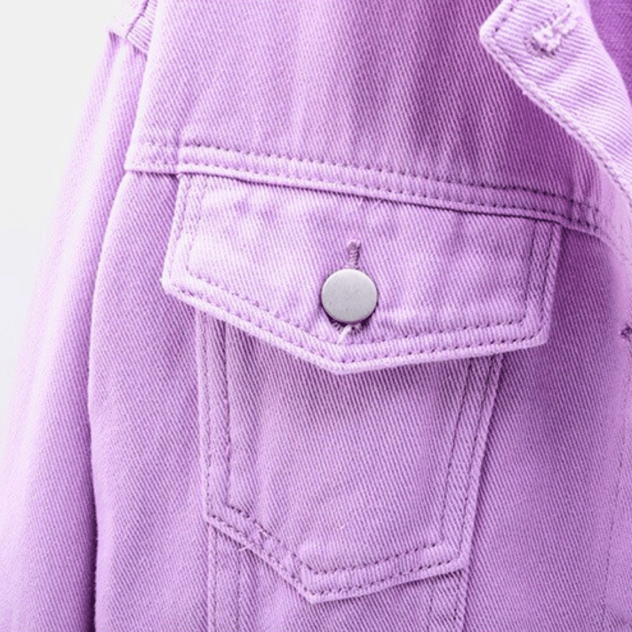 Velora Colorful Denim Jacket