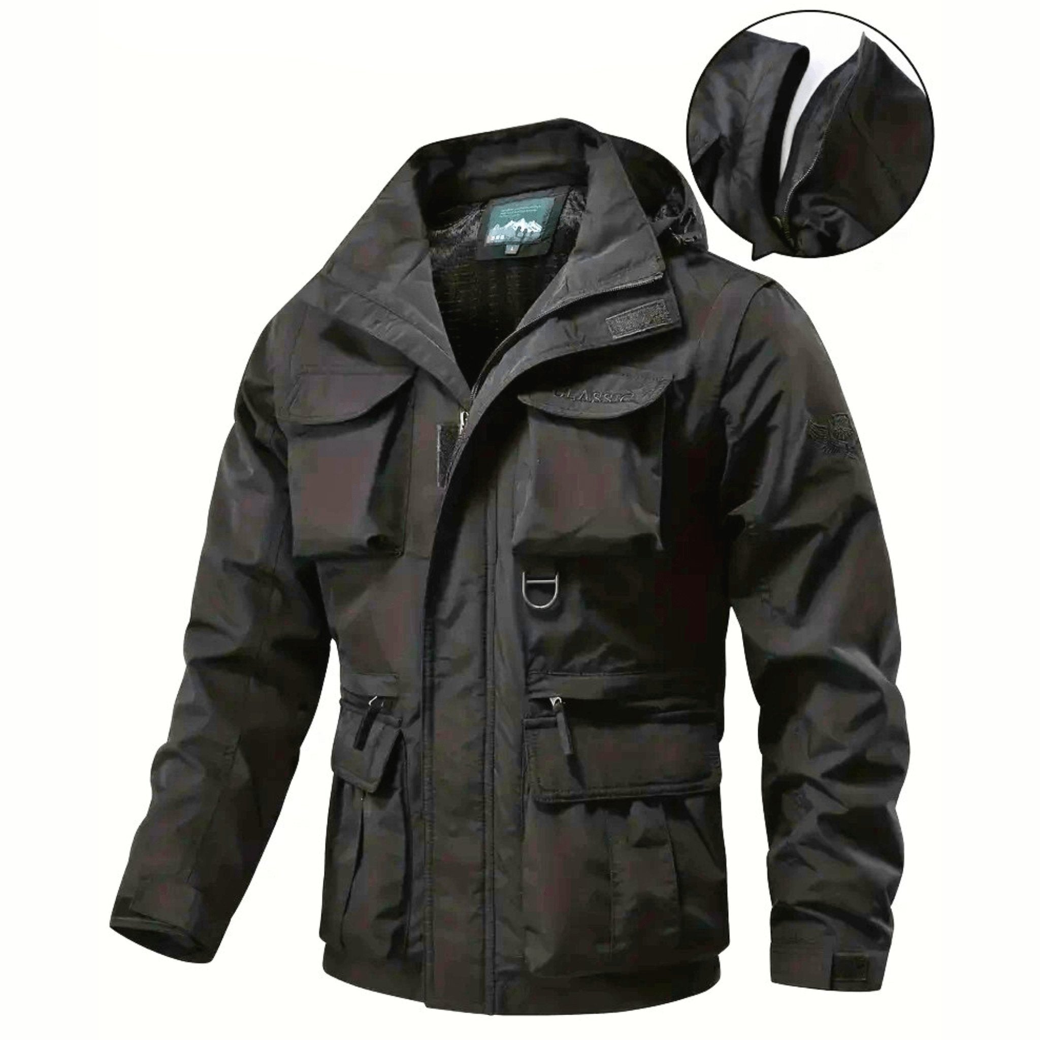Multi-Pocket Detachable Jacket