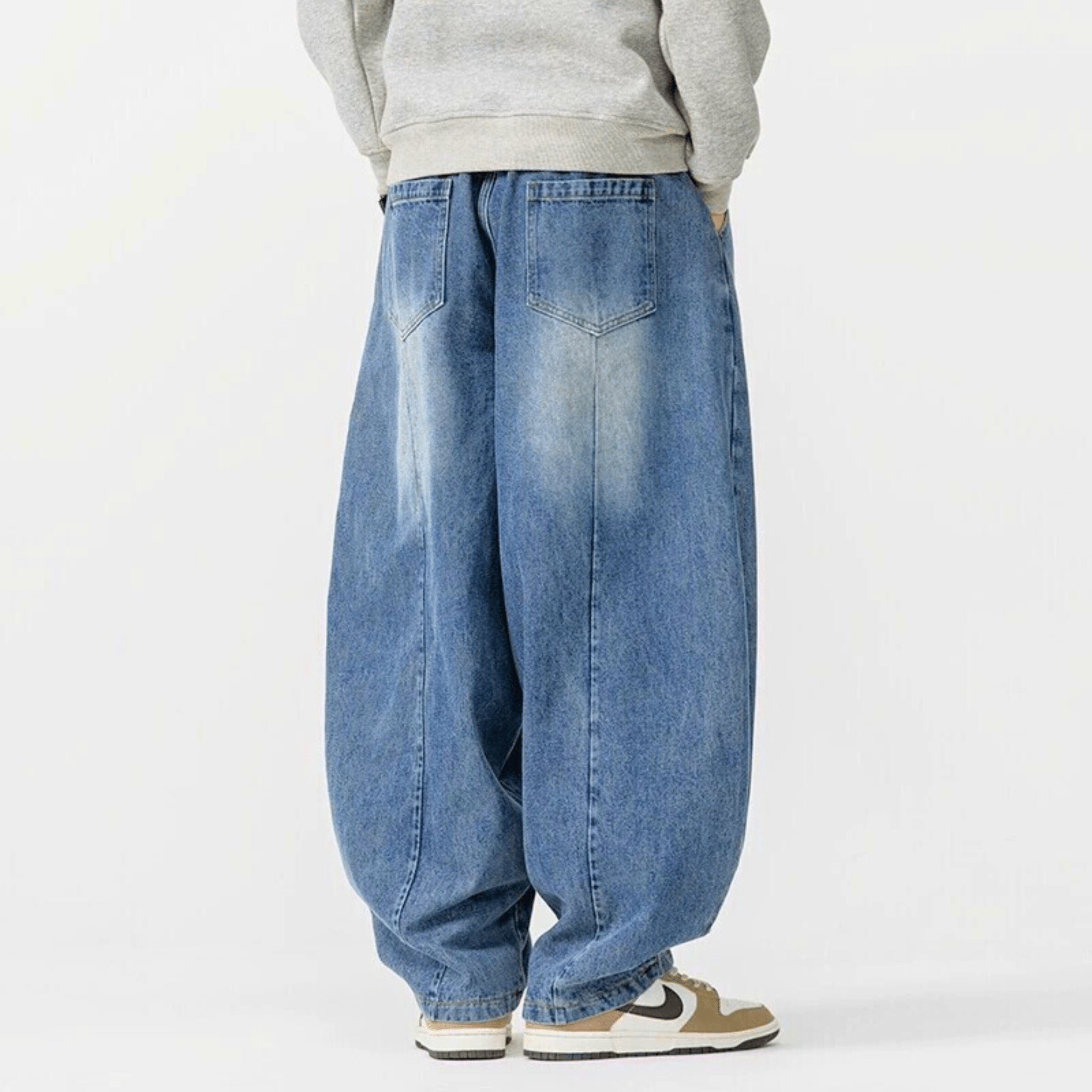 Denim Parachute Jeans