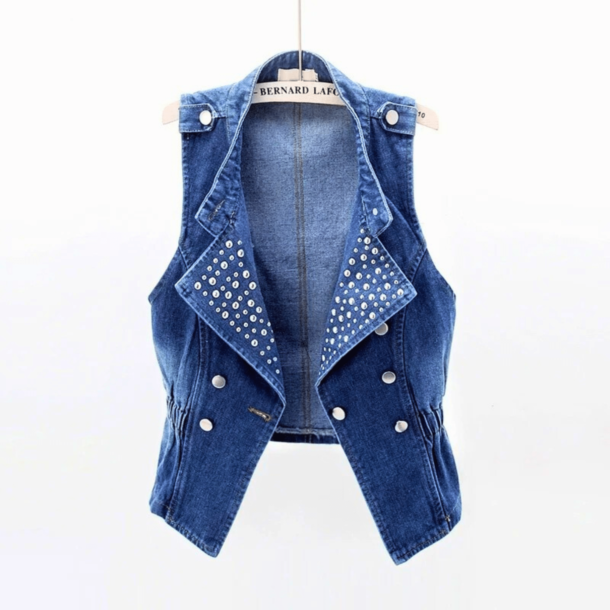 Studded Rebel Denim Vest
