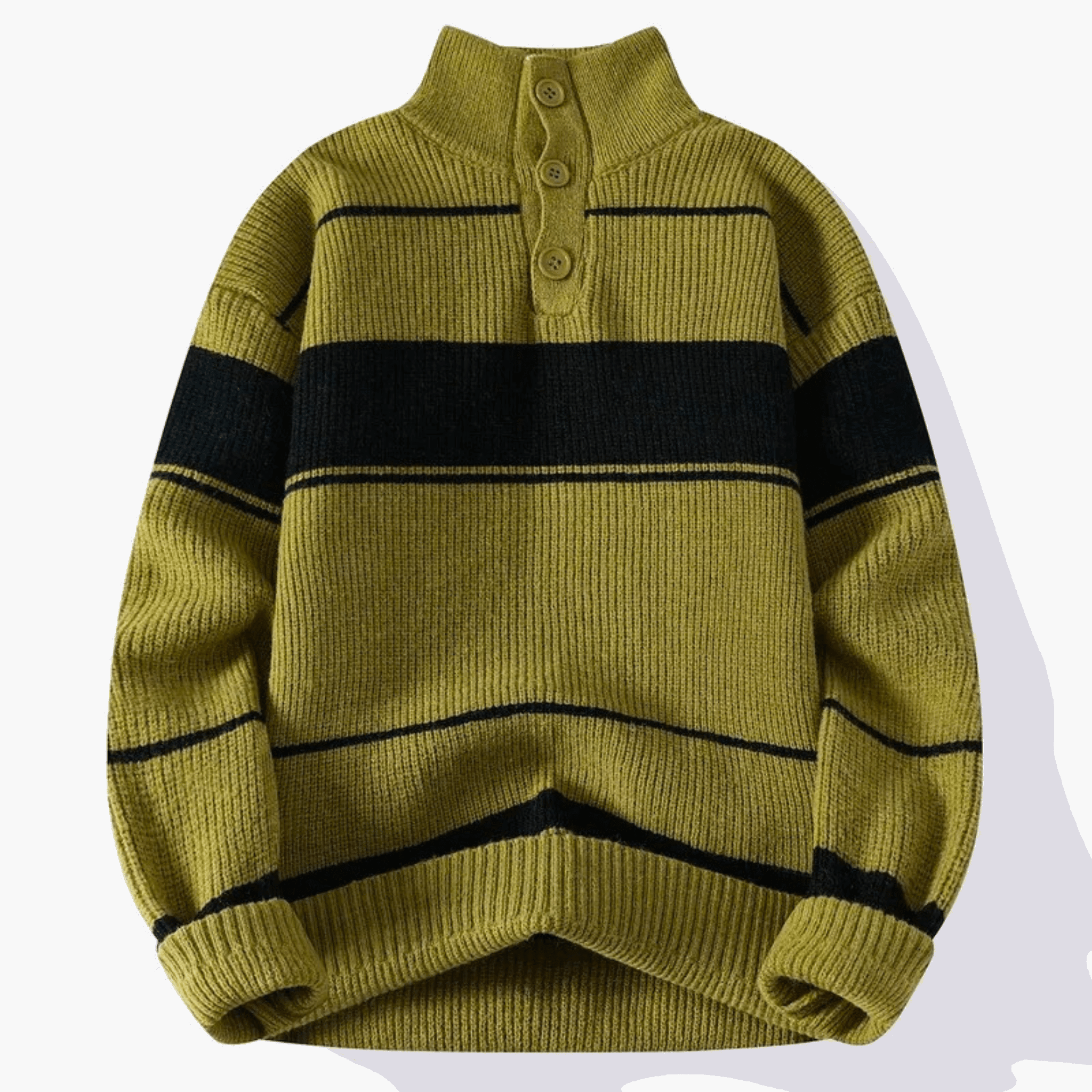 LuxeStripe Knit Sweater