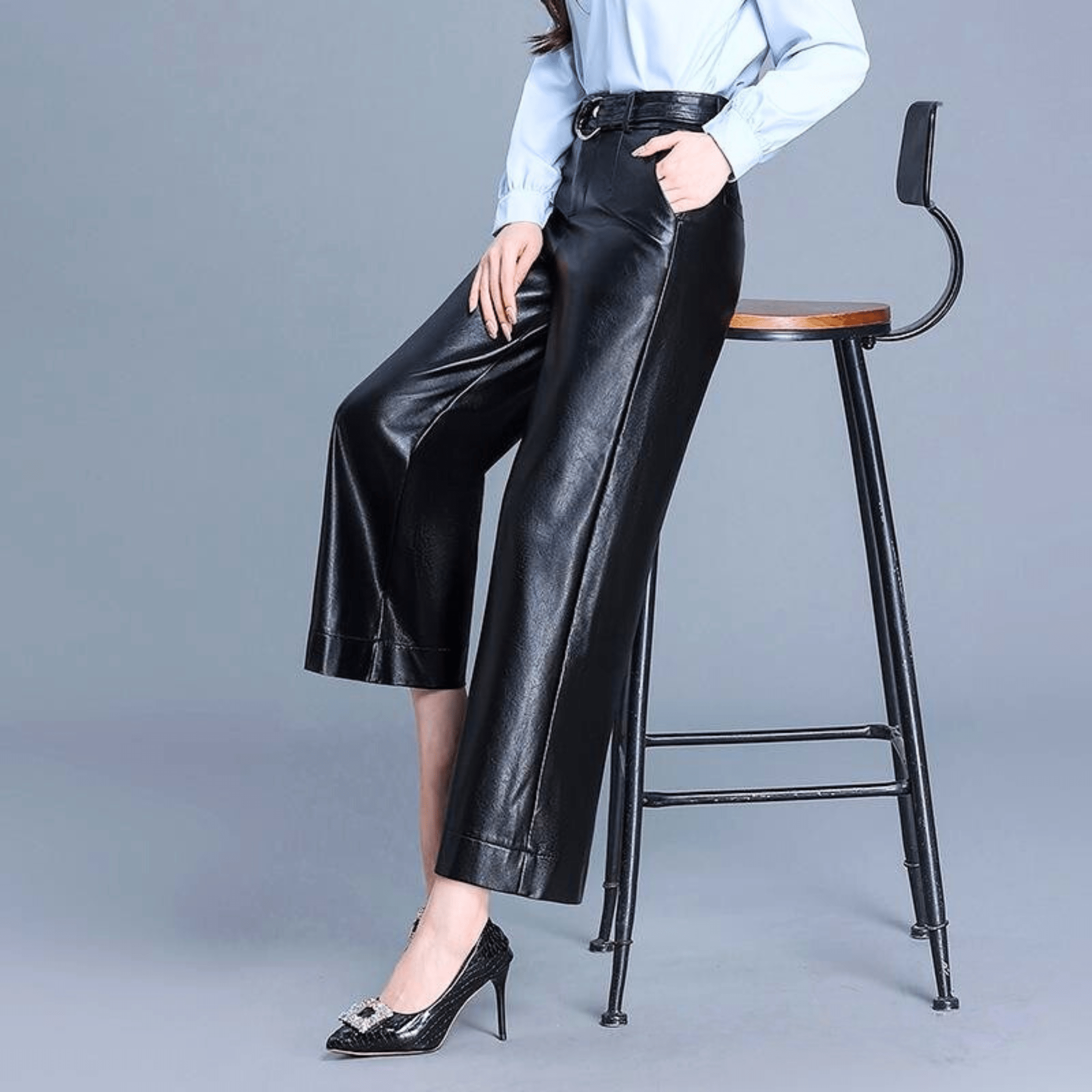 The Valette Leather Pant