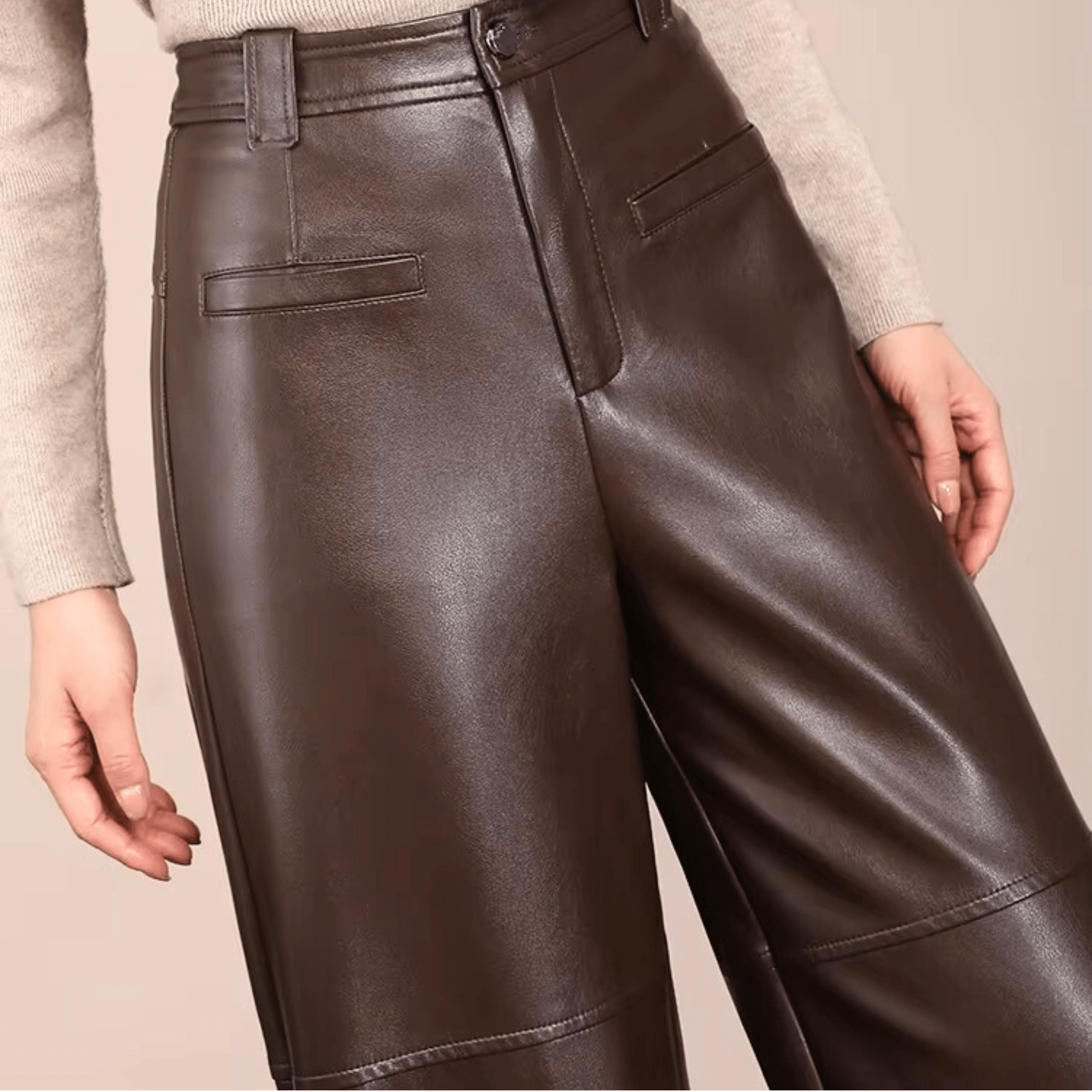The Vionne Leather Pant
