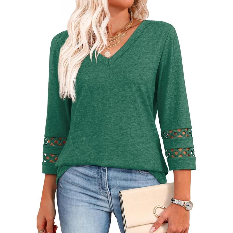 STYLI™ – Chic Casual V-Neck Summer Top