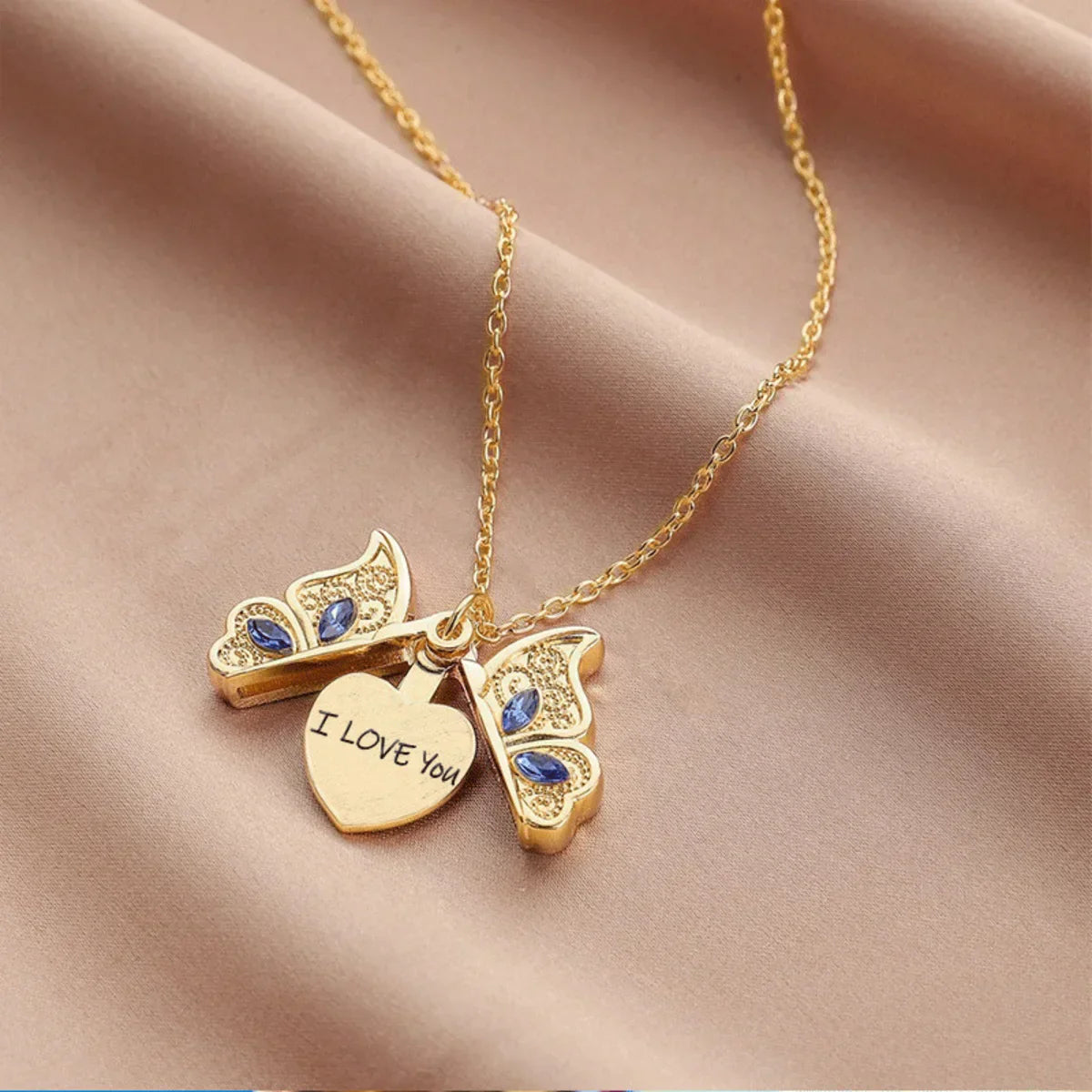 Love Butterfly Necklace