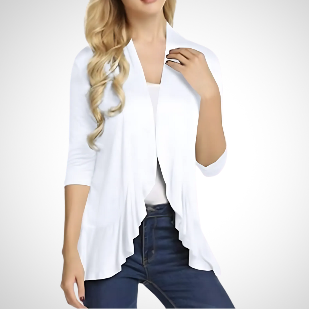 MIRIKIT™ – Casual Summer Open Front Cover-Up Cardigan