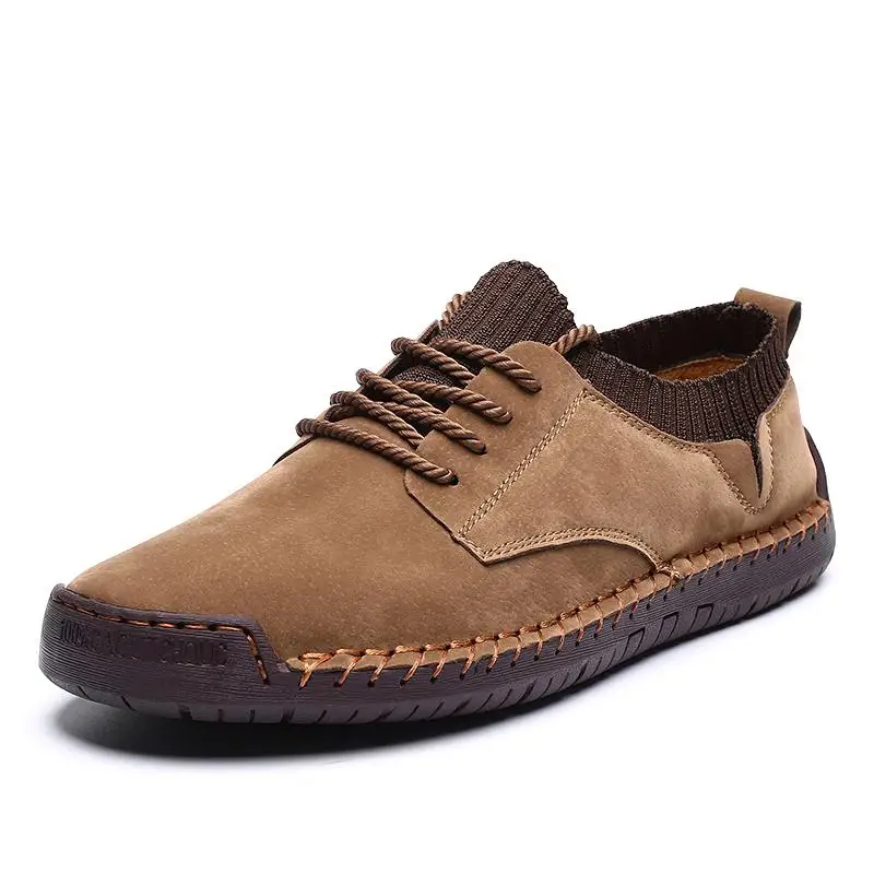 Heritage Men's Suede Hand Stitched Shoes