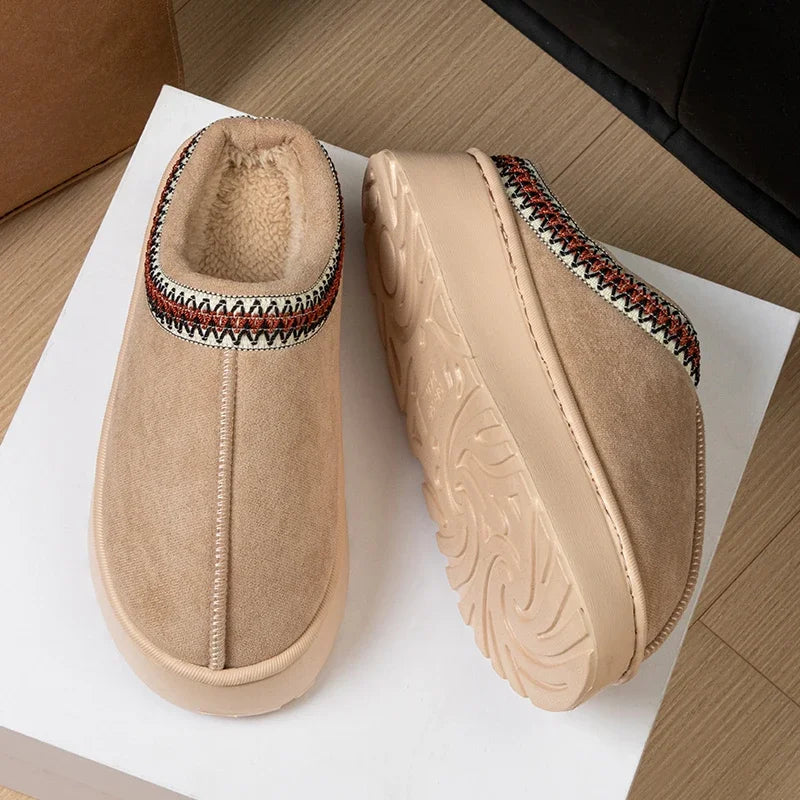Warm-lined Slippers