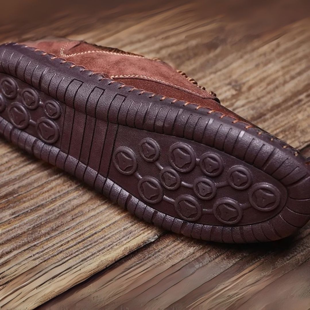 Heritage Men's Suede Hand Stitched Shoes