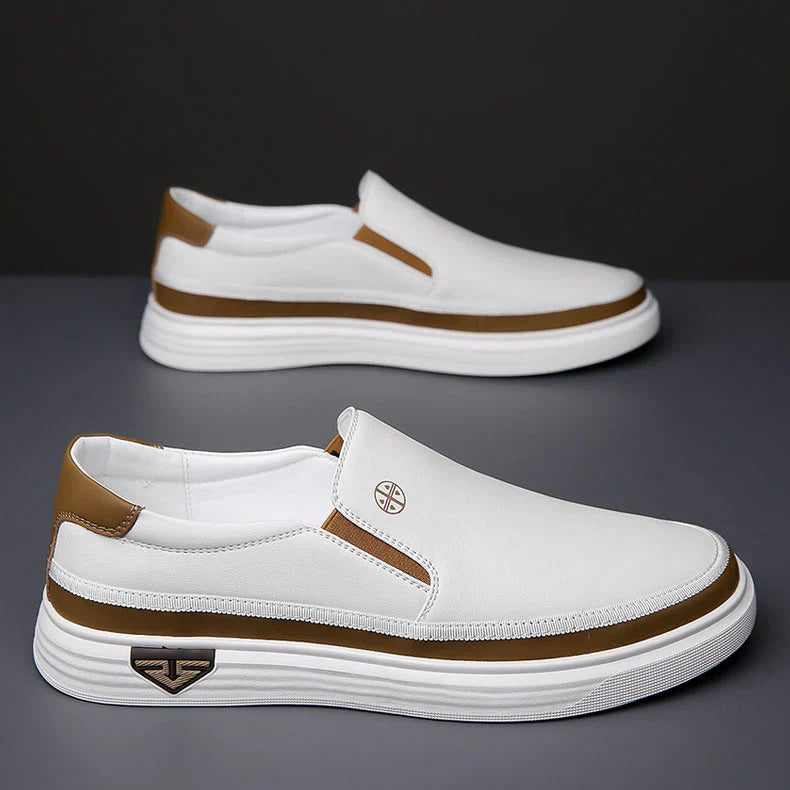 Solvaro Leather Slip-Ons