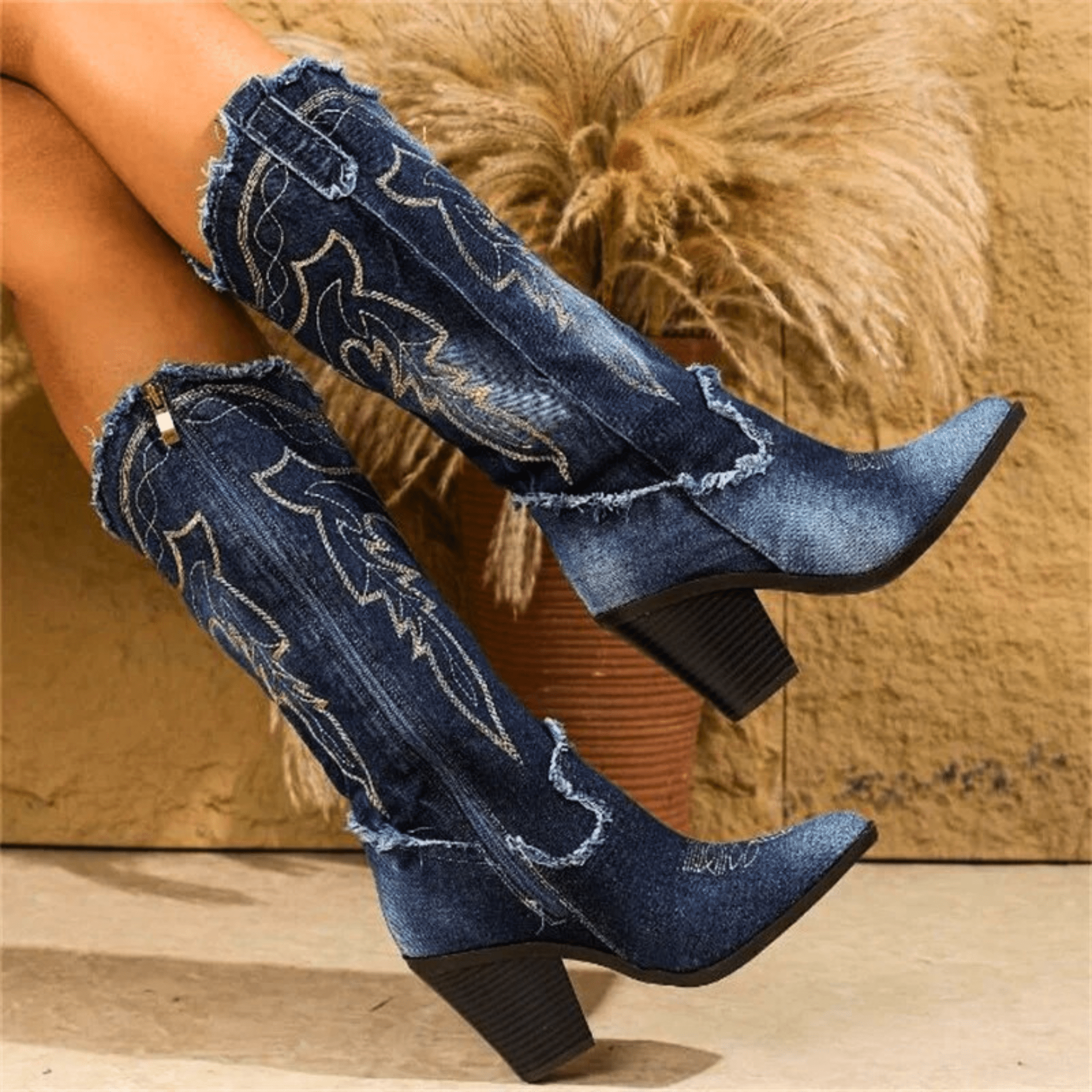 Velora Denim Boots