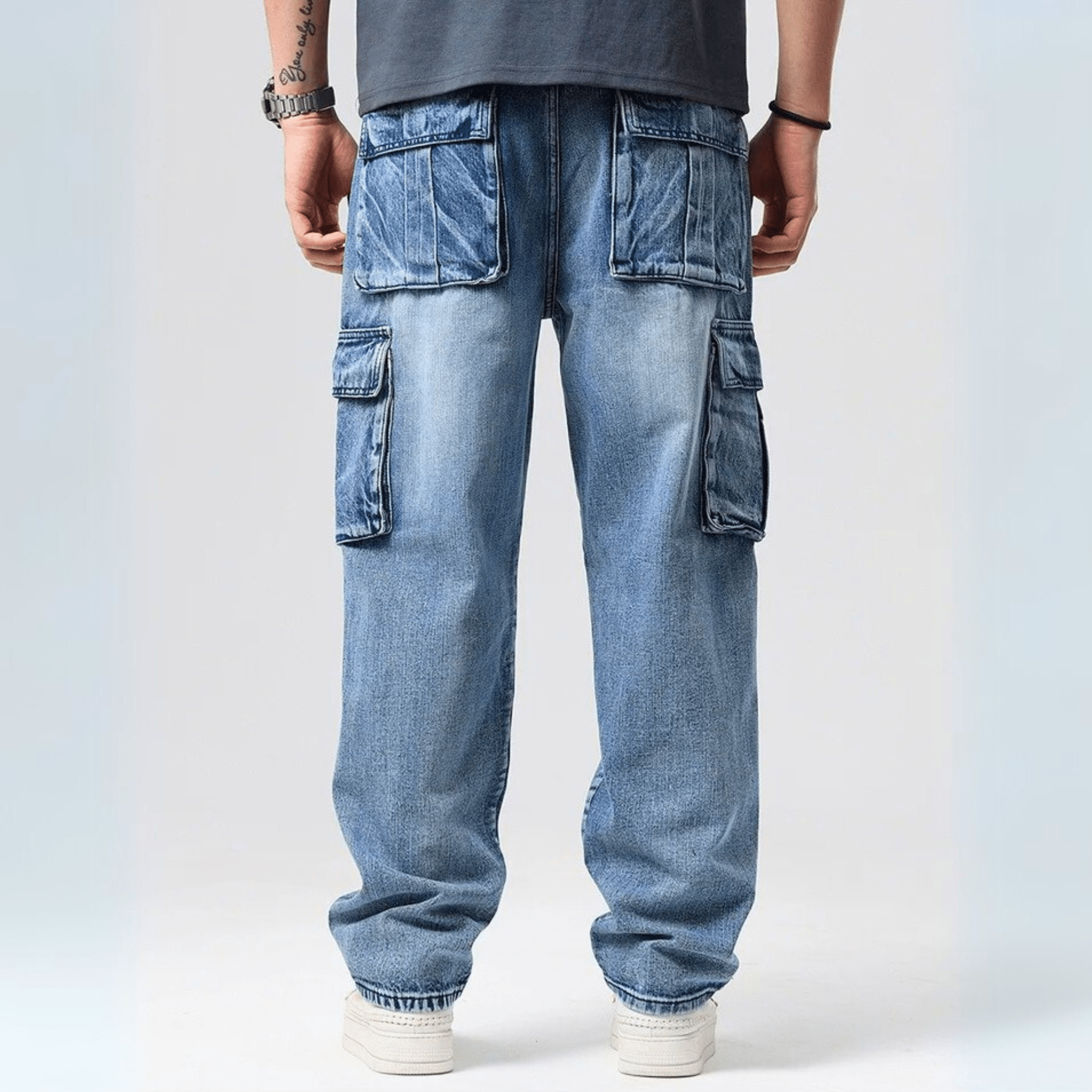 Cargo Denim Pants