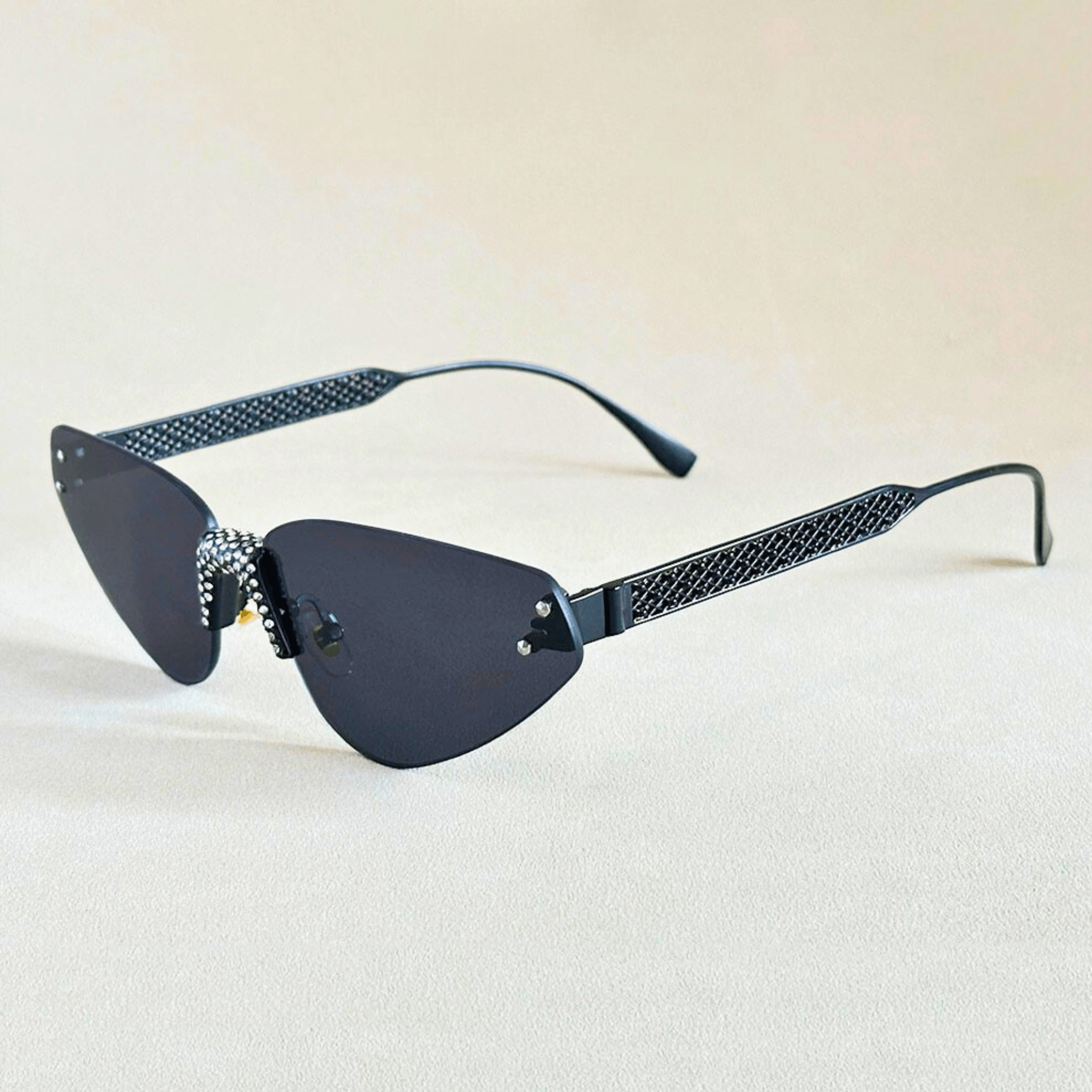 Rimless Cat Eye Shades