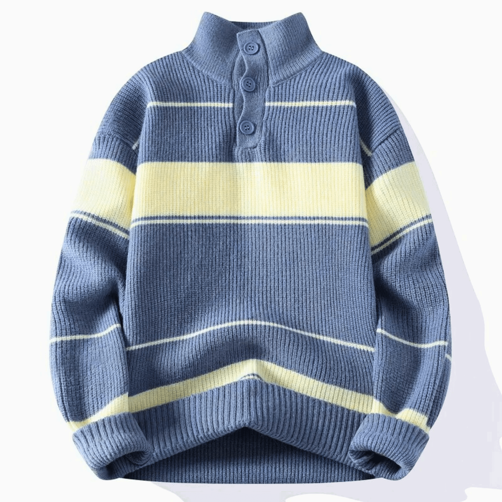 LuxeStripe Knit Sweater