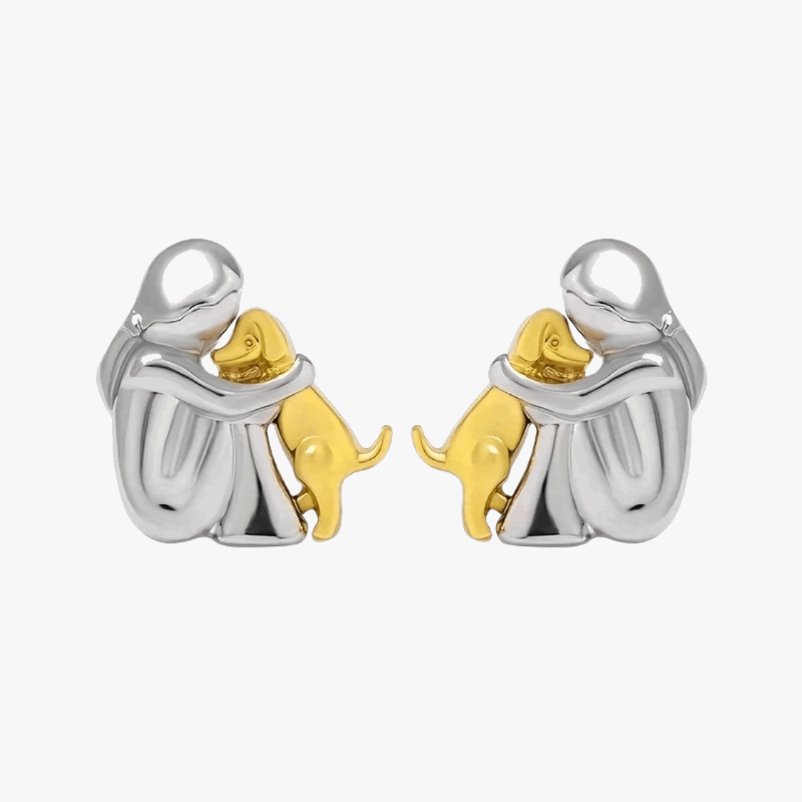 Earrings with Dog Icon