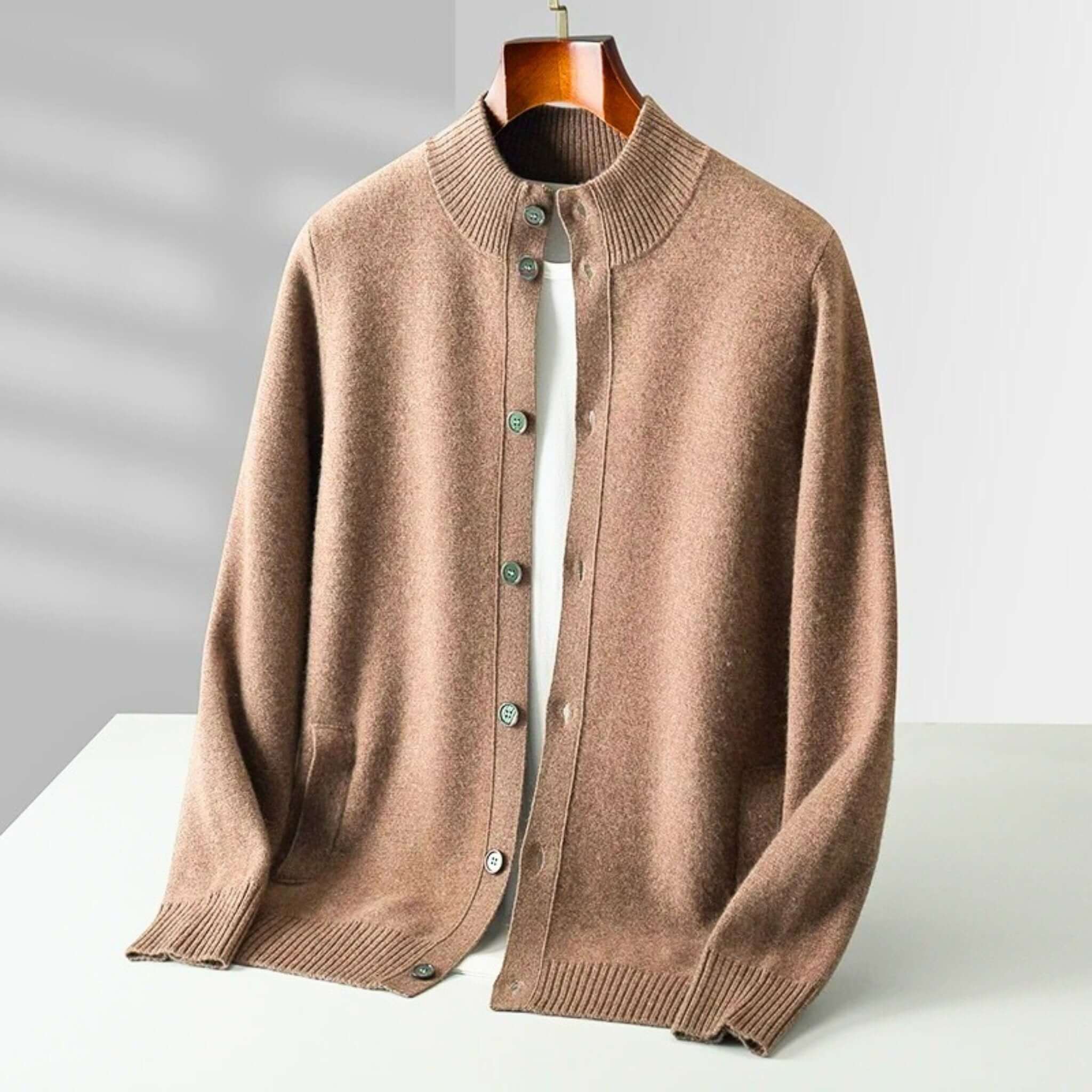 Eterna Merino Wool Cardigan