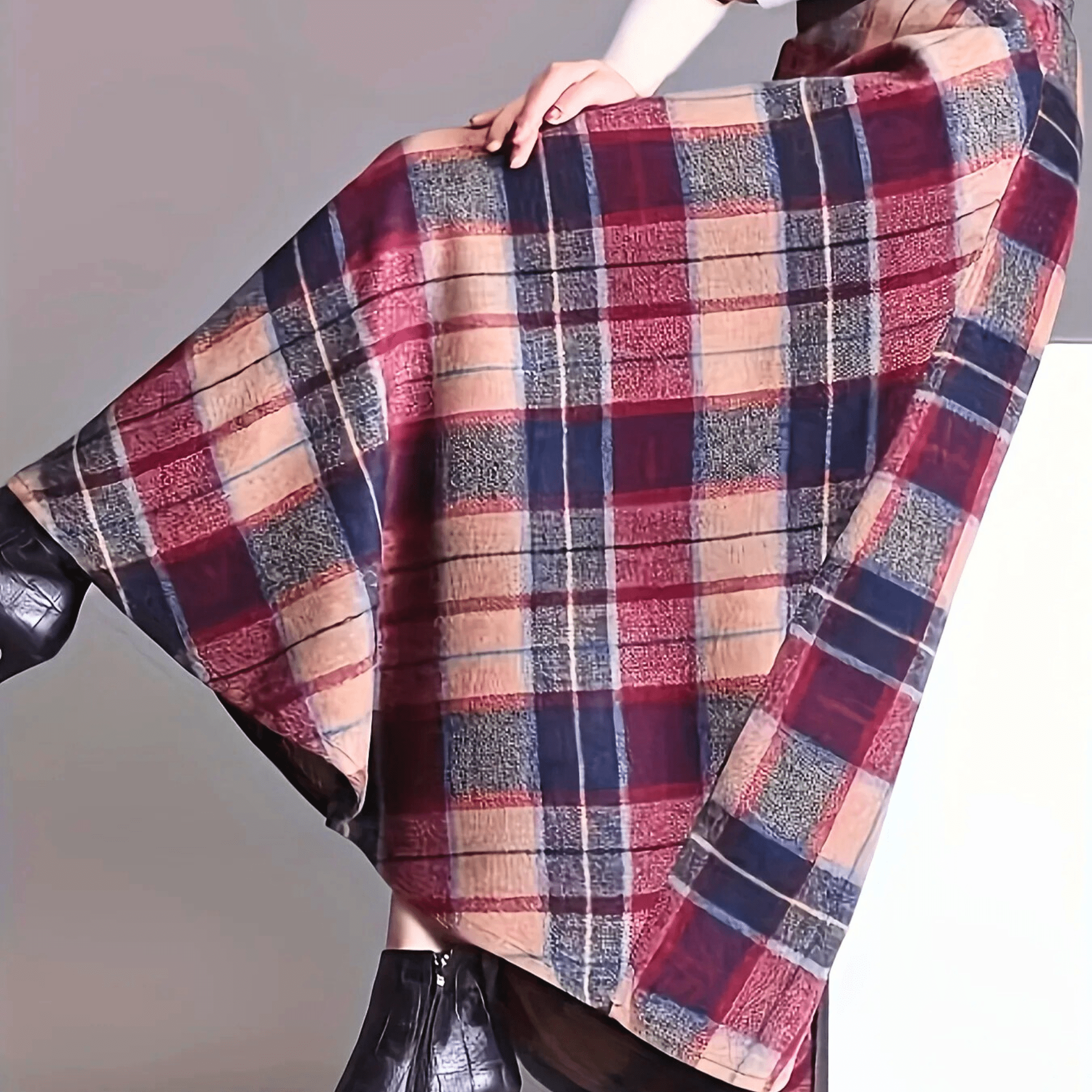 The Aurelle Plaid Skirt