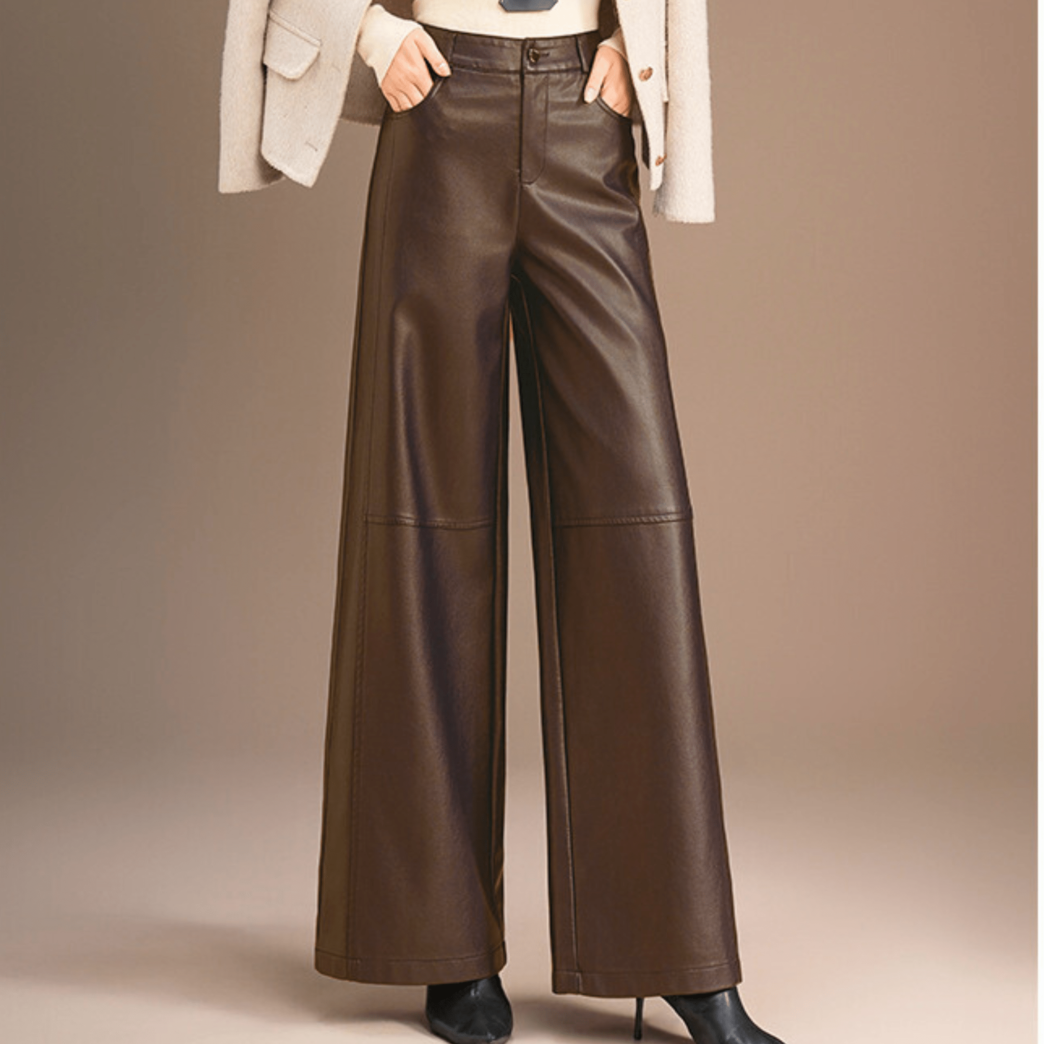 The Aveline Leather Pant