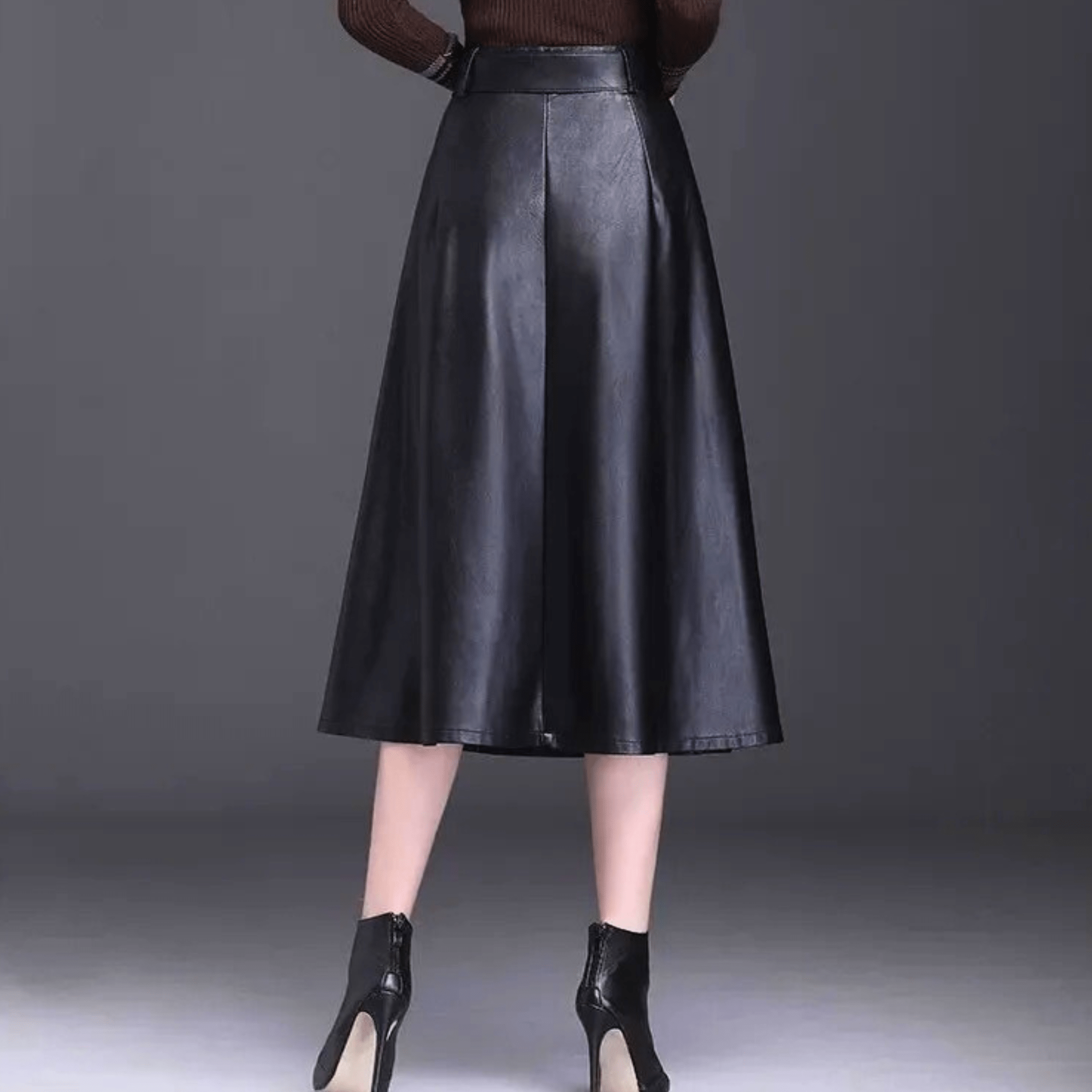 The Marvelle Leather Skirt
