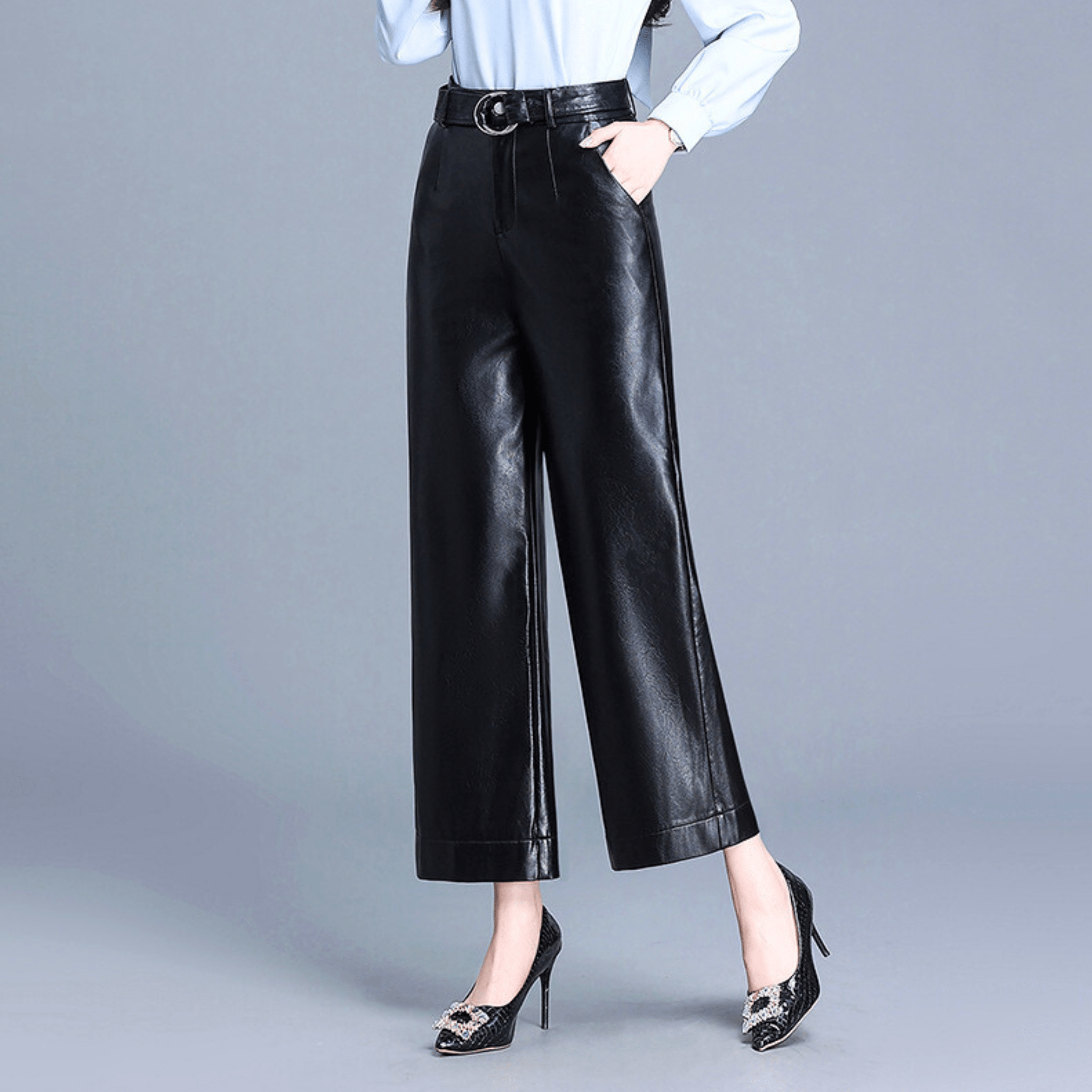 The Valette Leather Pant
