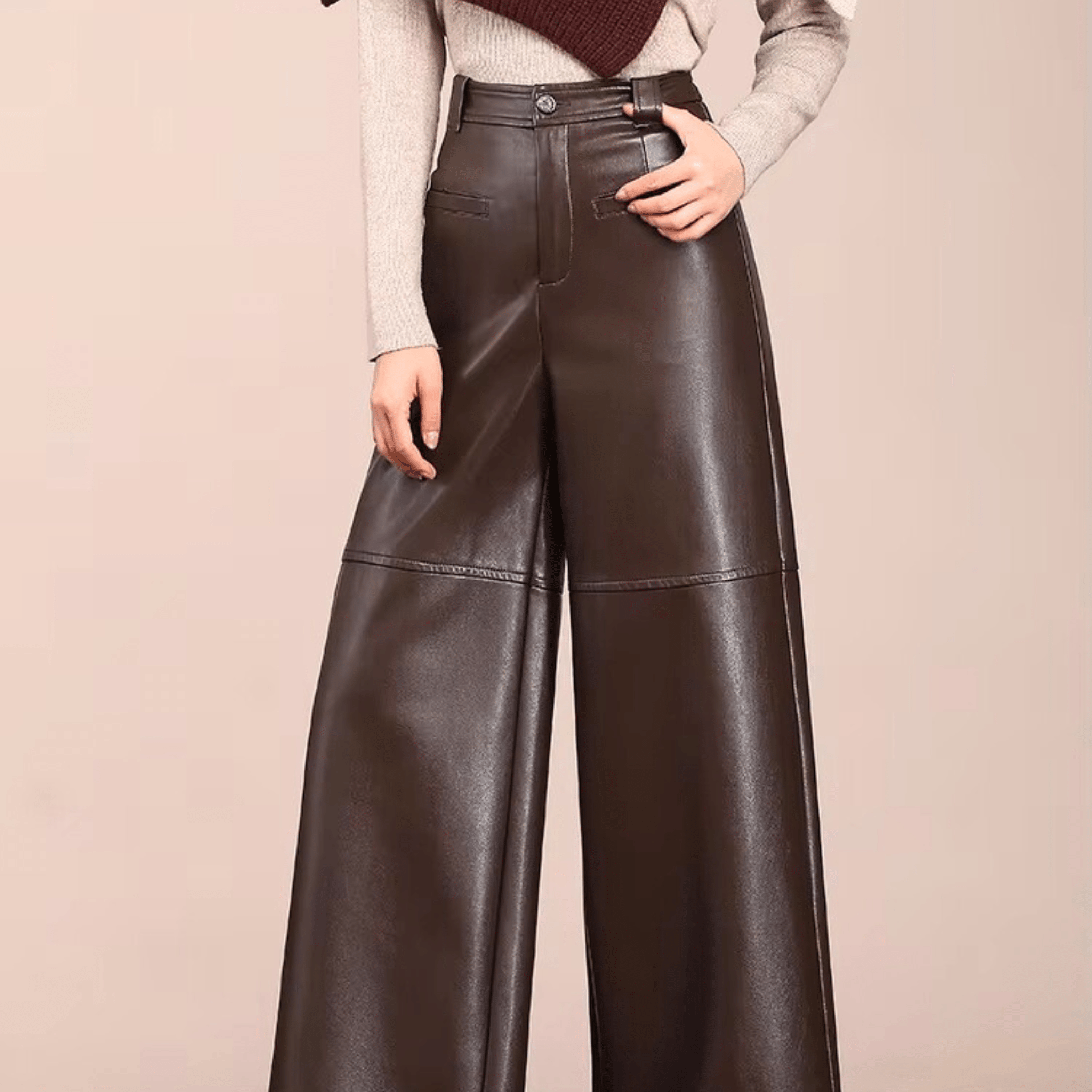 The Vionne Leather Pant